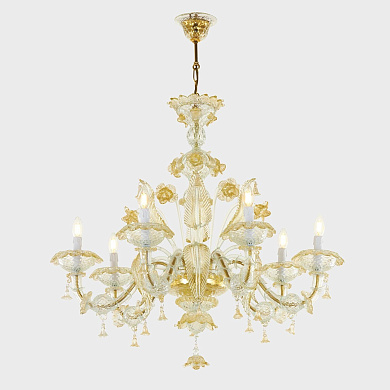 Люстра Sogni Di Cristallo Gold Giunone Deluxe