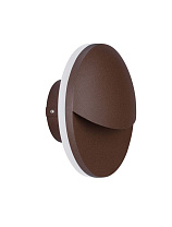 Corten Die-Casting Aluminium & Clear Glass LED 9Watt 220-240 Volt 378Lm 3000K IP65 D: 15 W: 7 cm