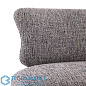 Northcliff Settee Charcoal Tweed Grey Ash диван Arteriors 8164