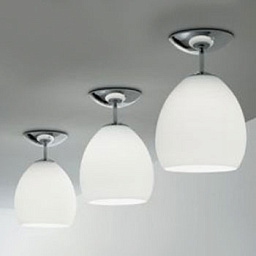 3031 Leucos Golf потолочный светильник с полусферическими плафонами из матового стекла
