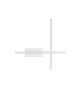 Triac Dimmable Sandy White Aluminium & Acrylic Sandy White Steel Base LED 14Watt 220-240Volt 652Lm IP20 3200K L:41 W:6 H:41 cm