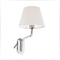 24007 ETERNA Chrome structure wall lamp with left reader бра Faro barcelona — фото 4