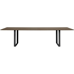 65212 Muuto 7070 обеденный стол массив копченого дуба черный 108x295 см