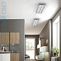 02907XXDHXPBB Elesi luce Aura PL Rect L LED IP44 большой потолочный светильник led белый — фото 2