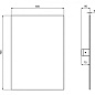 S5059BH Contour зеркало регулируемое 700x500x80 мм, Ideal Standard