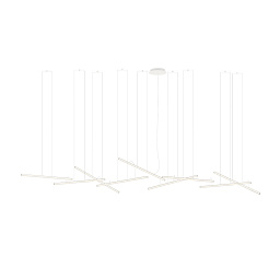 234303/23 Vibia Halo подвесной линейный светильник белого цвета