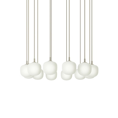 Rime Pendant Cluster подвесной светильник Muuto White / Grey - Ø 12 cm RIMCL12B0103