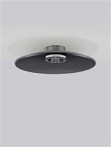 Triac Dimmable Smokey Glass Foggy Nickel Aluminium LED 33 Watt 220-240 Volt 1721Lm 3000K IP20 D: 50 W: 10, 6 cm