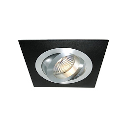 110427 Deko-Light Ring встраиваемый потолочный светильник черный серебристый