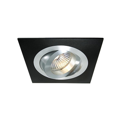 110427 Deko-Light Ring встраиваемый потолочный светильник черный серебристый