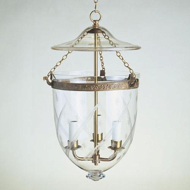 CL0311 Glass Globe Lantern Regency Small подвесной светильник Vaughan