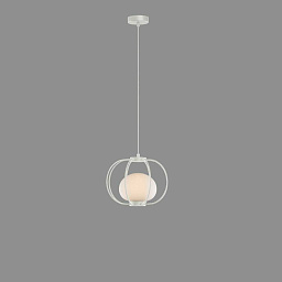 C38063B ACB Iluminacion Marina подвесной светильник с гладким плафоном, белый корпус