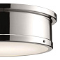 Serca 18" 3 Light Flush Mount Polished Nickel  потолочный светильник 52541PN Kichler — фото 7