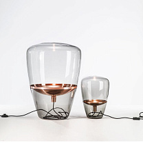 Balloons - small - lampe A poser/Verre transparent et réflecteur cuivre