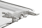 109155 Tray Croc polished finish лоток Eichholtz