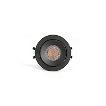 KIVI Black orientable recessed 5W 3000K 36° IP44