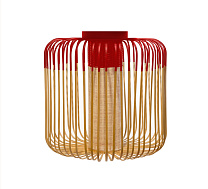 Ceiling Lamp BAMBOO M Red