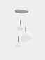 Подвесная система Tom Dixon Melt Opal Trio-Round — фото 1