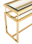 109554 Console Table Harvey sliding top gold finish таблица Eichholtz