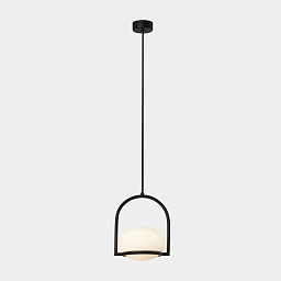 00-7984-05-M1 Leds C4 Coco подвесной светильник с цилиндрическим плафоном в чёрном цвете