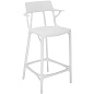 05888BI Kartell AI Барный стул AI Recycled 65 см, белый — фото 3