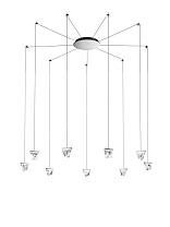 Tripla F41 9 источника света Полированный алюминий 2700 К PUSH 1..10 В DALI
