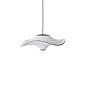 FLY58IW Flying Made By Hand Подвесной светильник с волнообразным абажуром белого цвета — фото 1