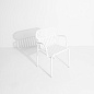 M0740309 WEEK-END Petite Friture Обеденный стул с подлокотниками садовый металлический белый — фото 3