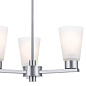 Stamos 18" 3 Light Chandelier Brushed Nickel люстра 52435NI Kichler — фото 5