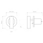 1058062 Enna Recess Switched LED Astro lighting светильник для чтения матовый белый — фото 4