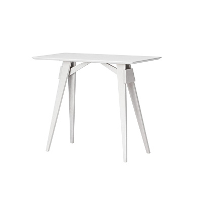2598-0190 Arco Design House Stockholm Белый компактный консольный стол на прямых ножках