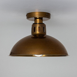 MLBCF008 Mullan Lighting Talise одноламповый уличный потолочный светильник с латунным купольным плафоном
