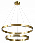 748123 Lightstar Saturno подвесной светильник, 42Вт, 3000-6000K, 5800лм, золото — фото 1