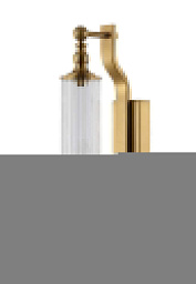 TOMAS AP1 BRASS Crystal Lux TOMAS настенное бра с латунным корпусом и цилиндрическим стеклянным плафоном