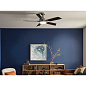 56" Guardian LED Indoor Ceiling Fan Brushed Stainless Steel люстра-вентилятор 330057BSS Kichler — фото 3
