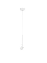 Sandy White Aluminium & Steel LED 4Watt 220-240Volt 256Lm IP20 3000K D:8 H:145 cm