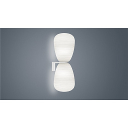 FN24400512_10 Foscarini Rituals настенный светильник с двойным диффузором из матового стекла