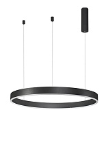 Triac Dimmable 3000K Sandy Black Aluminium & Acrylic LED 50 Watt 220-240 Volt 3684Lm IP20 D: 80 H: 200 cm