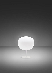 F07B03 G9 Fabbian Lumi настольная лампа с округлым плафоном из матового стекла