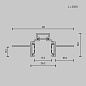 TRXM034-422B Maytoni Busbar trunkings Exility Шинопровод встраиваемый Черный — фото 4