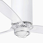 32039WW-9 Faro MINI TUBE FAN люстра-вентилятор со светом 17W Ø1280 3 лопасти белый — фото 2
