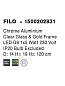 1500202831 FILO Novaluce светильник LED G9 1x5W IP20 Bulb Included