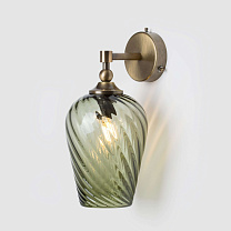 Twisted Optic Wall Light серо-зеленый