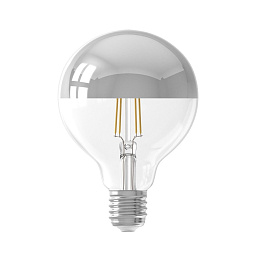 MLL029SLV Mullan Lighting лампа светодиодная декоративная шарообразная с хромированным зеркальным верхом