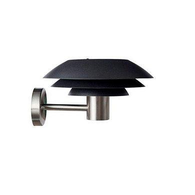 уличный настенный светильник с многодисковым плафоном