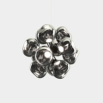 Люстра Tom Dixon Melt Burst - Серебро полированный Поликарбонат