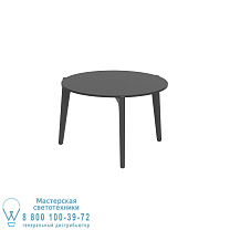 СТОЛИК TEA TIME Ø 60CM H40 АНТРАЦИТОВЫЙ КЕРАМИЧЕСКИЙ ЧЕРНЫЙ Royal Botania
