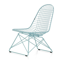4055737206832 Vitra Wire Кресло металлическое решётчатое голубое