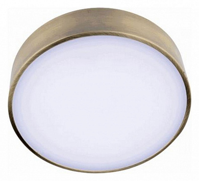 потолочный светильник круглый латунь