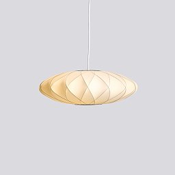 Подвесной светильник HAY Nelson Saucer Crisscross Bubble S, молочно-белый